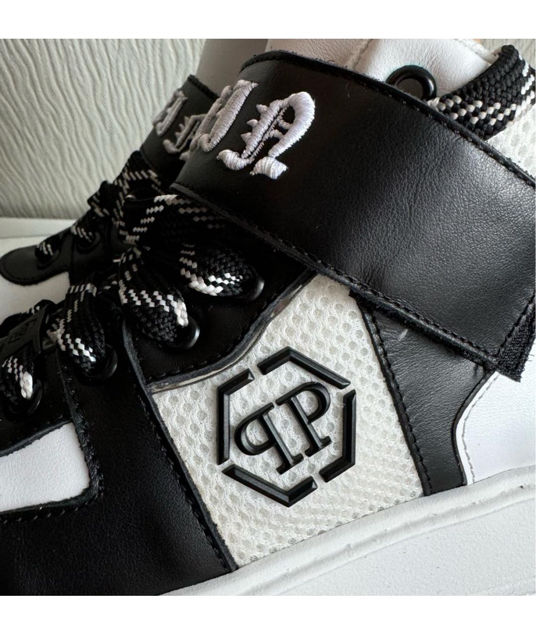 PHILIPP PLEIN Мульти кожаные кроссовки, фото 6