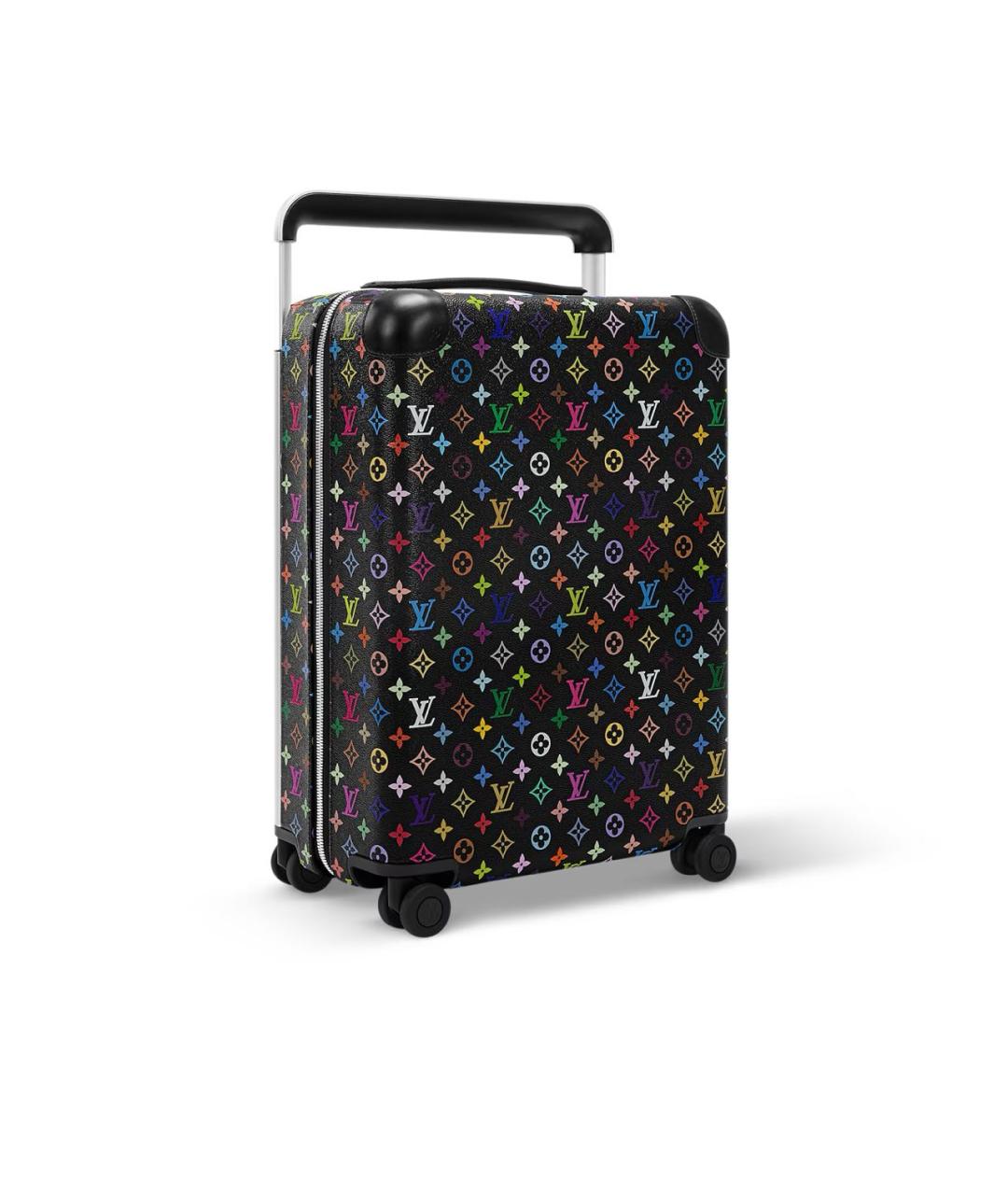 LOUIS VUITTON Черный чемодан из искусственной кожи, фото 2