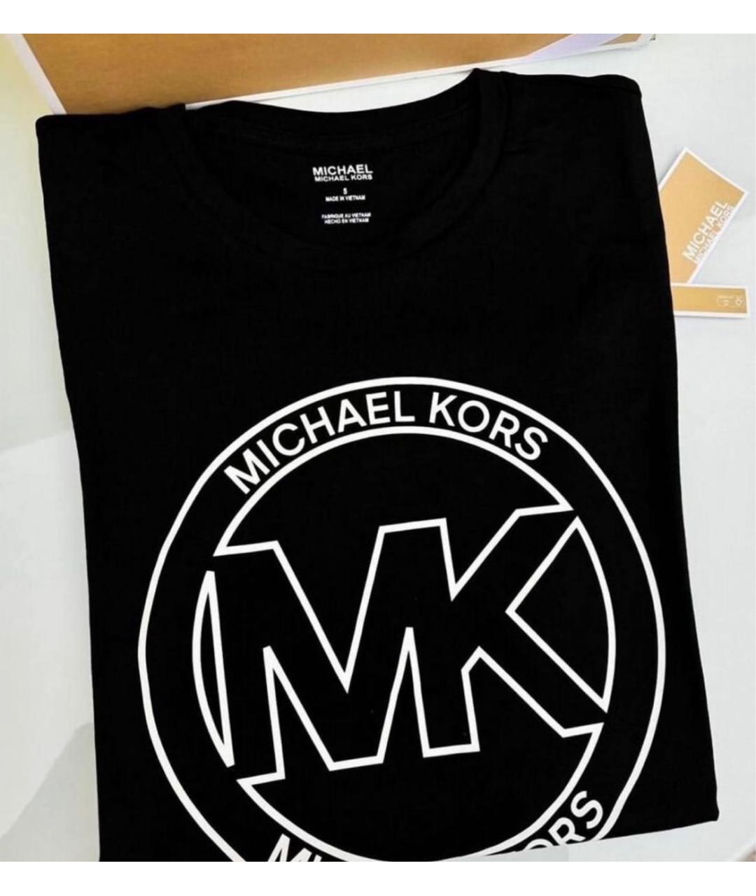 MICHAEL KORS Черная хлопковая футболка, фото 6