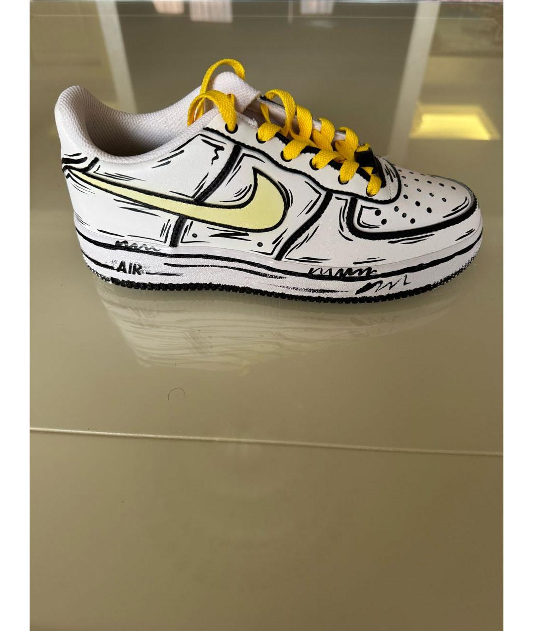 NIKE Белые кожаные кеды, фото 4