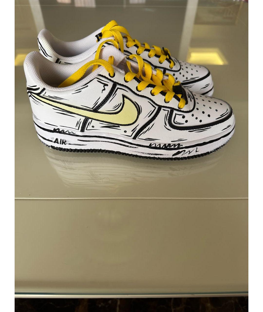 NIKE Белые кожаные кеды, фото 5