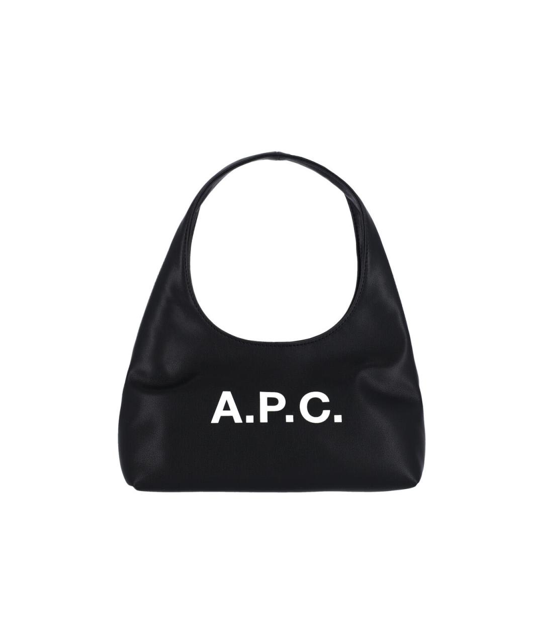 A.P.C. Черная сумка через плечо из искусственной кожи, фото 1