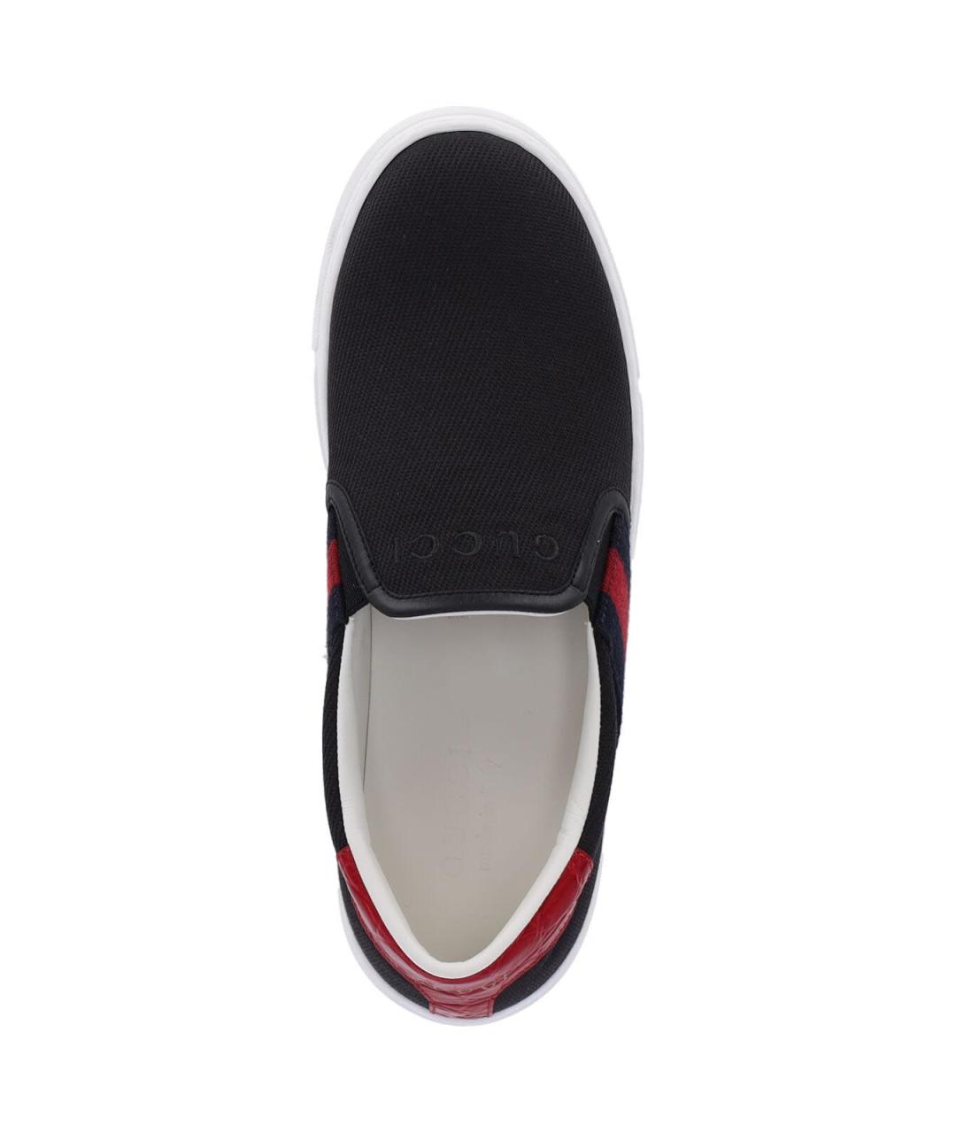 GUCCI Черные слипоны, фото 5