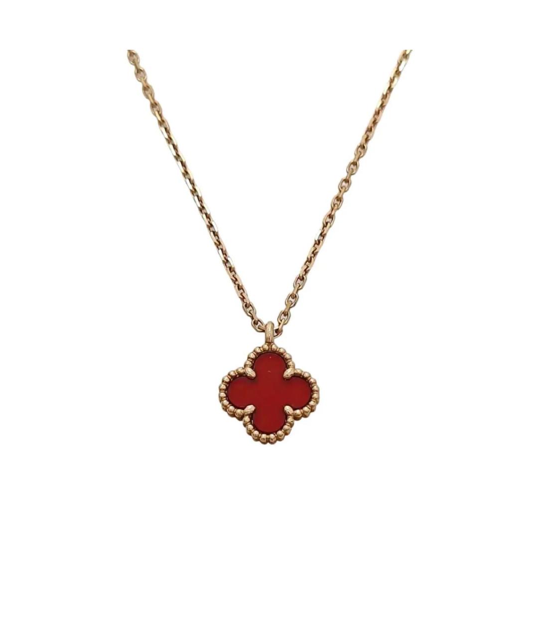 VAN CLEEF & ARPELS Бордовая подвеска, фото 1