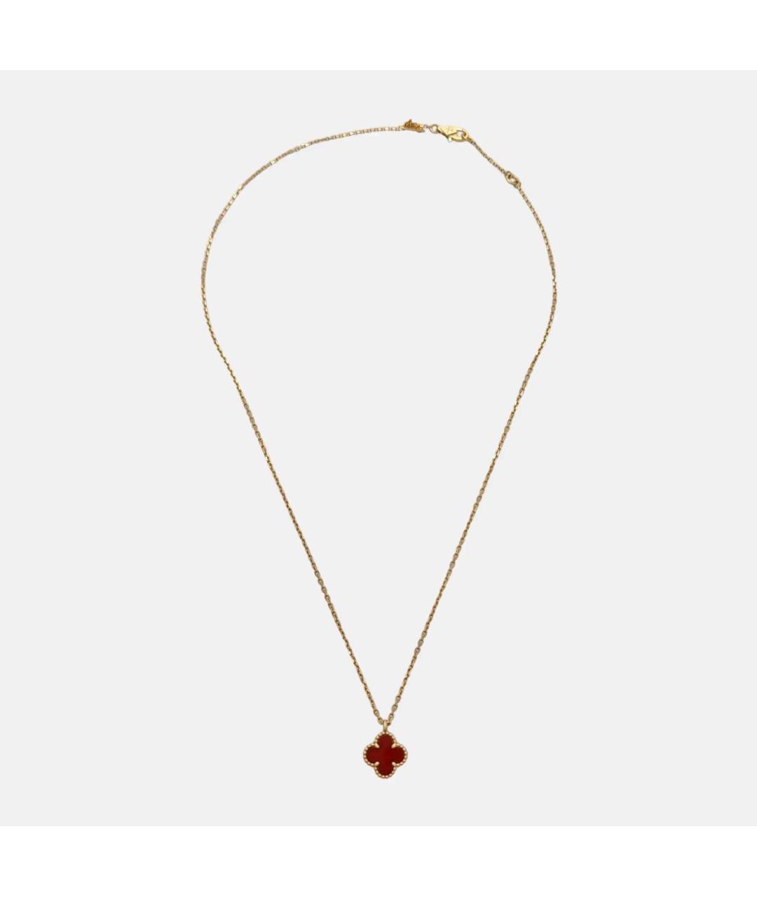 VAN CLEEF & ARPELS Бордовая подвеска, фото 3