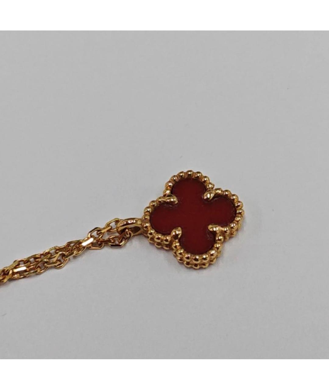 VAN CLEEF & ARPELS Бордовая подвеска, фото 6