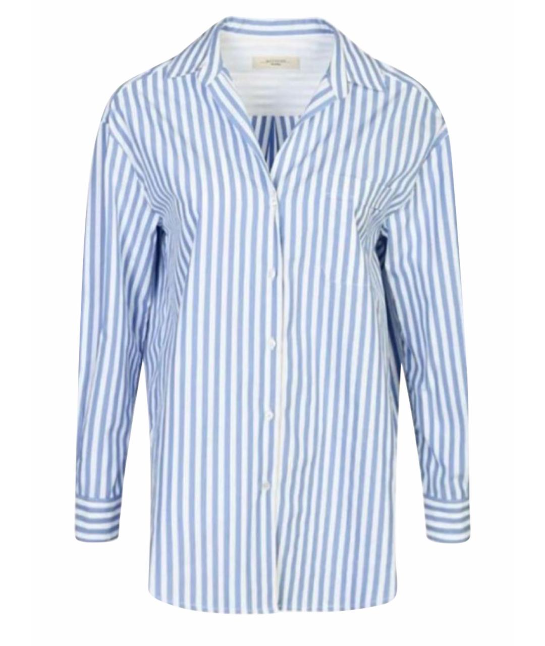 WEEKEND MAX MARA Голубая хлопковая рубашка, фото 1