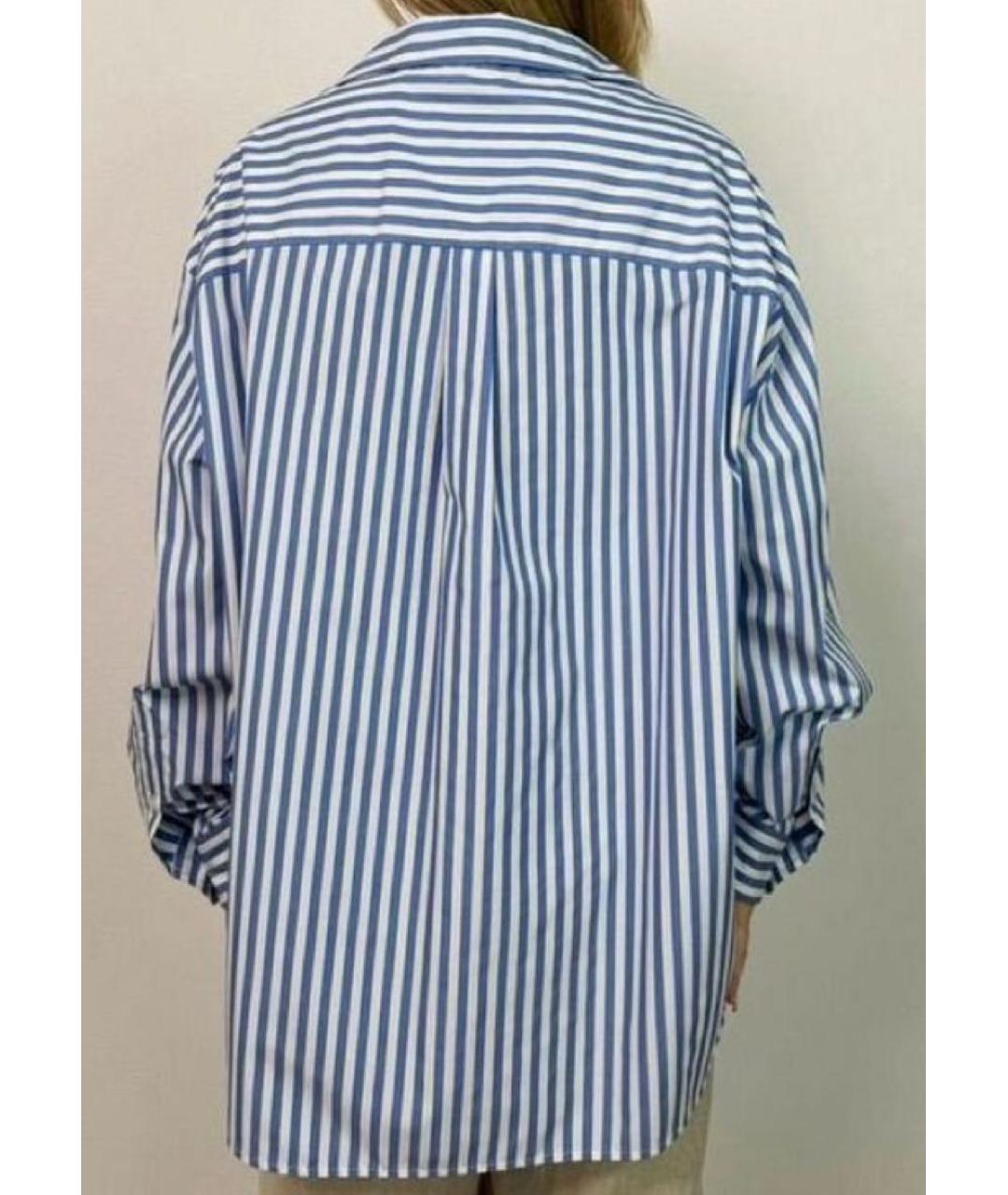 WEEKEND MAX MARA Голубая хлопковая рубашка, фото 2