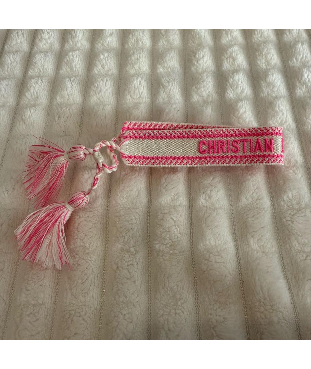 CHRISTIAN DIOR Розовый браслет, фото 4