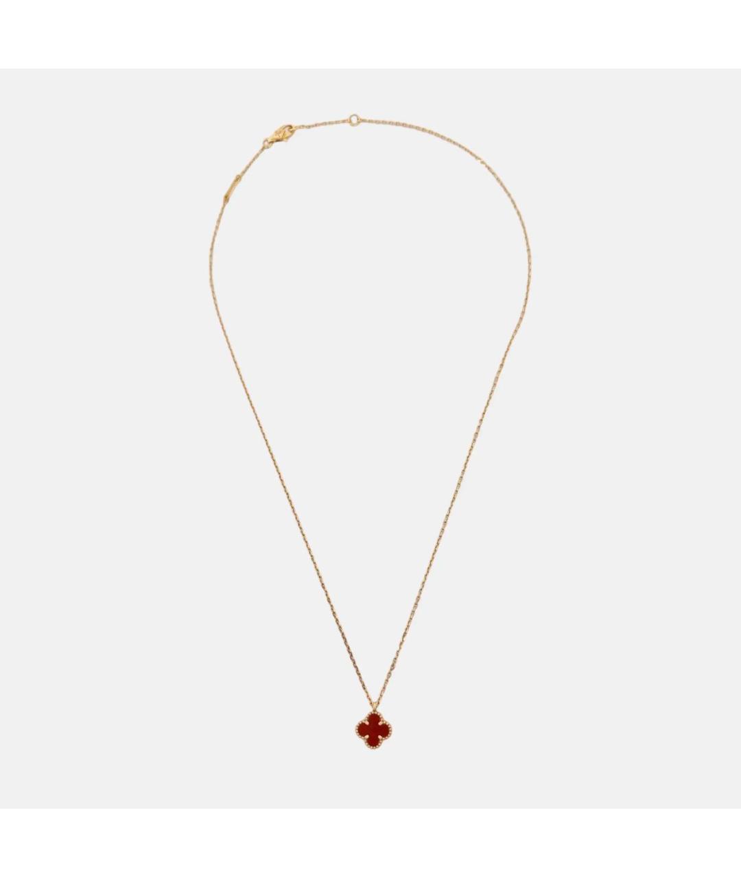 VAN CLEEF & ARPELS Бордовая подвеска, фото 2