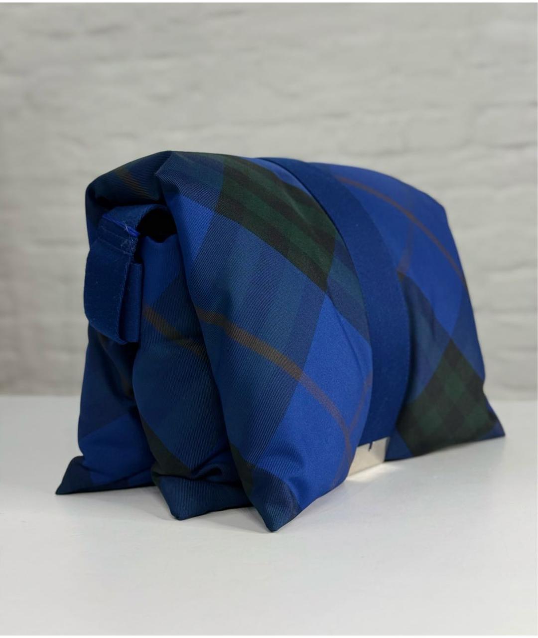BURBERRY Синяя сумка через плечо, фото 2
