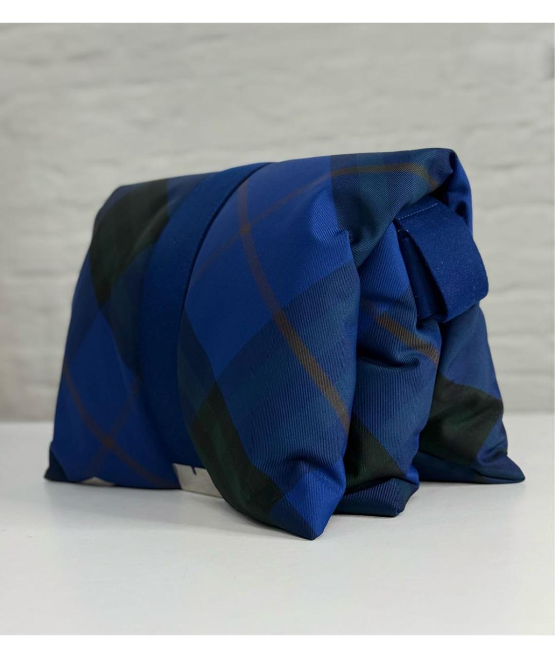 BURBERRY Синяя сумка через плечо, фото 4