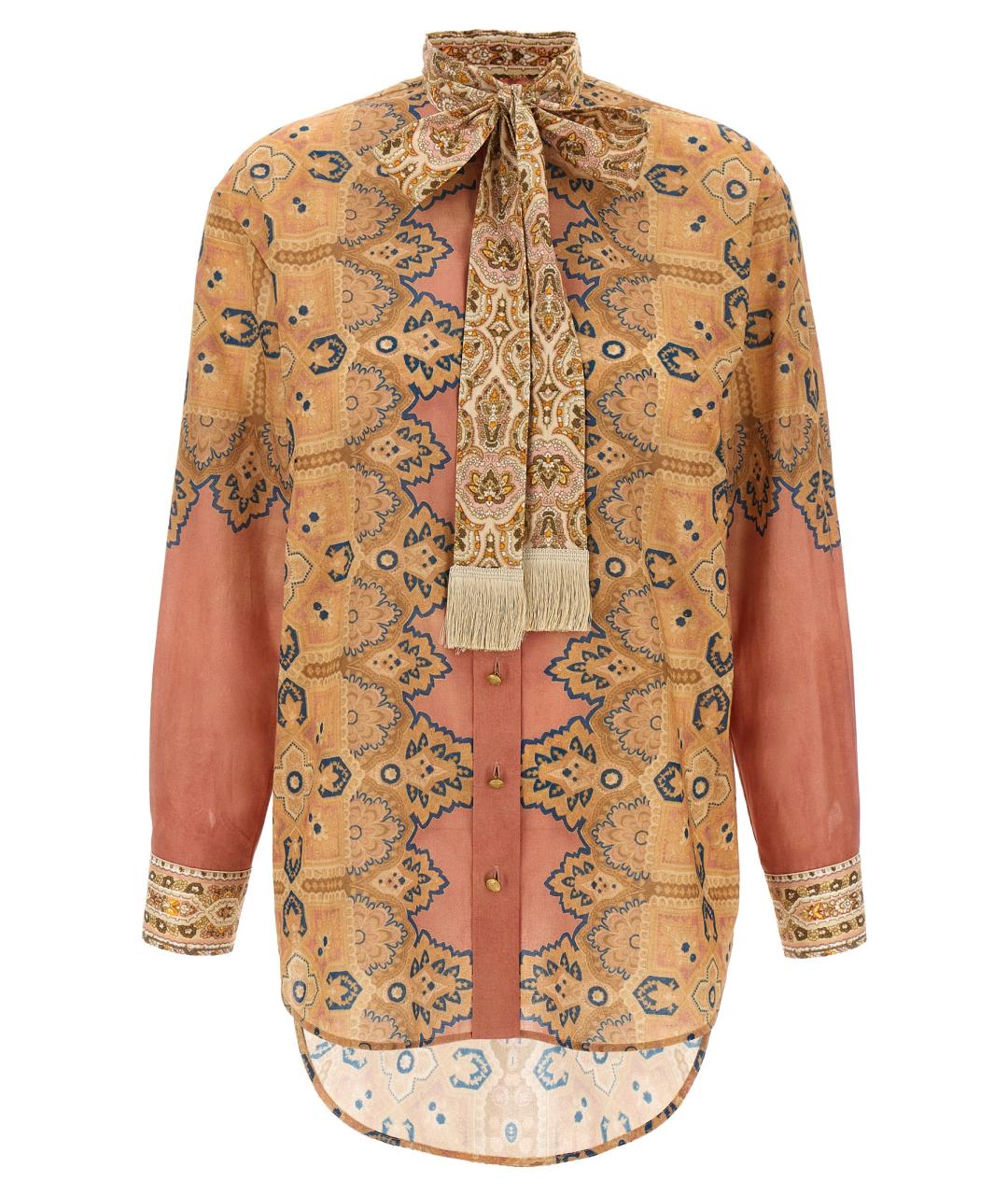 VALENTINO Мульти хлопковая блузы, фото 1