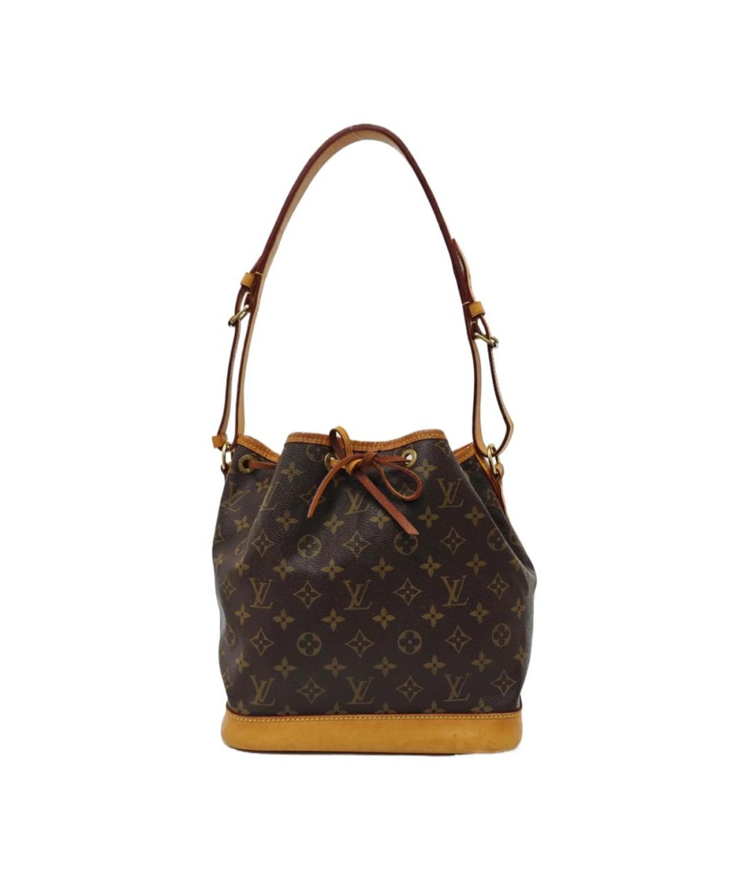 LOUIS VUITTON Коричневая кожаная сумка через плечо, фото 1