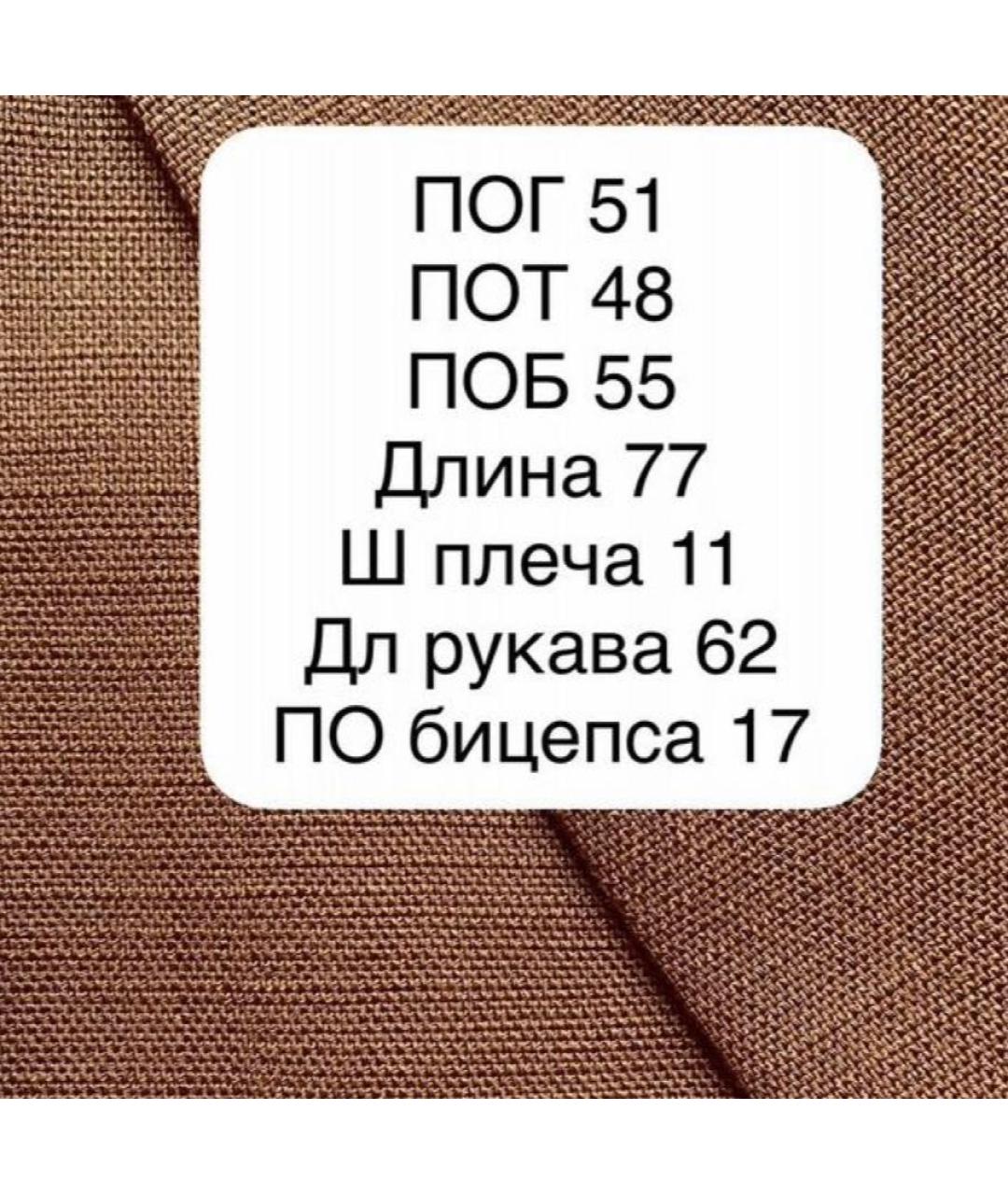 MAX MARA Оранжевый вискозный жакет/пиджак, фото 6