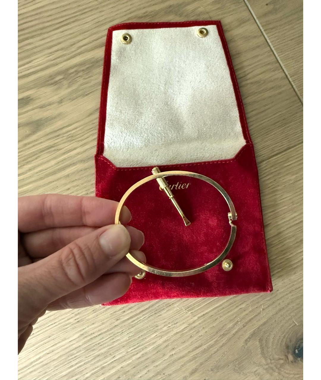 CARTIER Золотой браслет из розового золота, фото 6