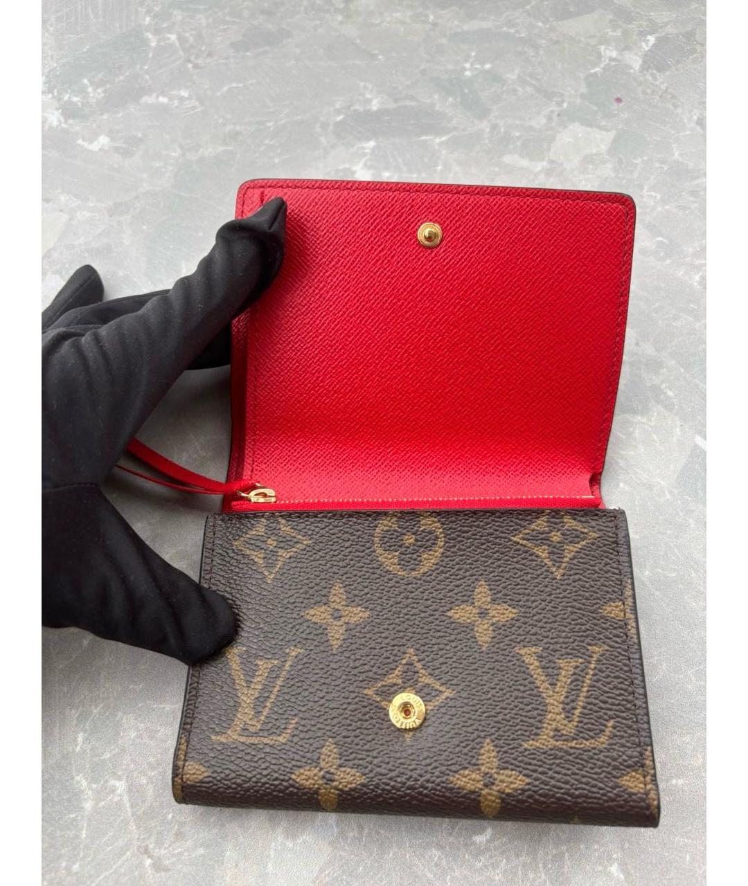 LOUIS VUITTON Коричневый кошелек, фото 2