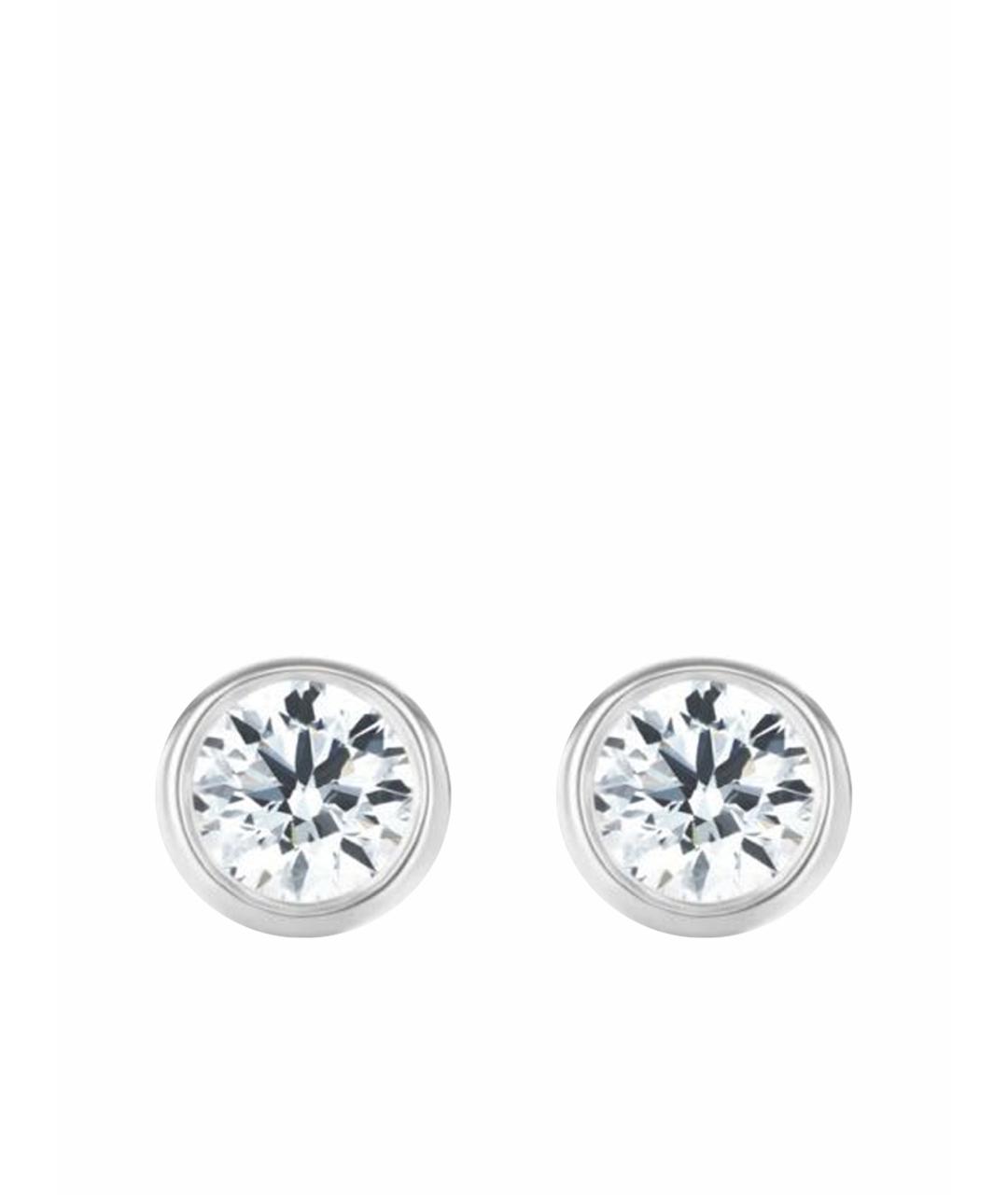 TIFFANY&CO Платиновые серьги, фото 1