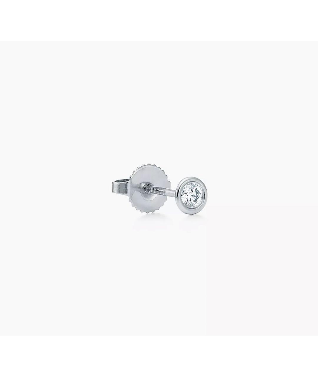 TIFFANY&CO Платиновые серьги, фото 2