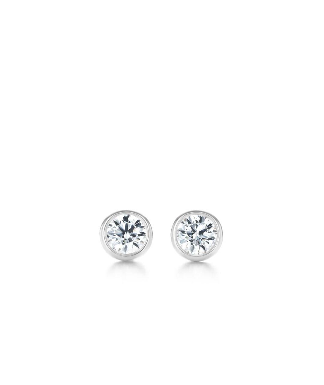 TIFFANY&CO Платиновые серьги, фото 9