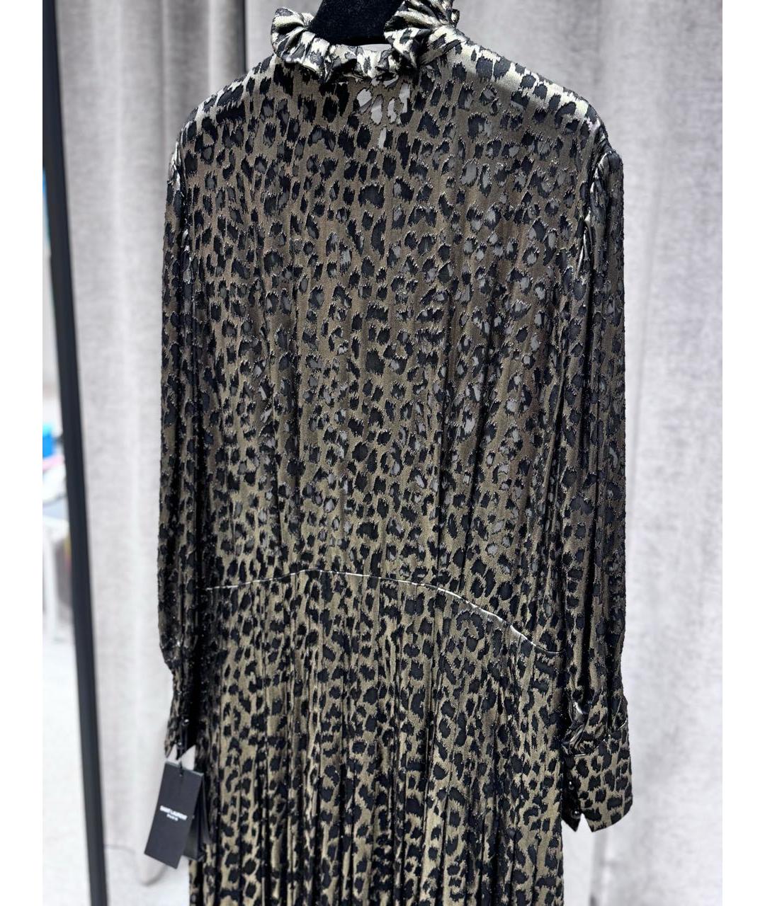 SAINT LAURENT Шелковое вечернее платье, фото 6