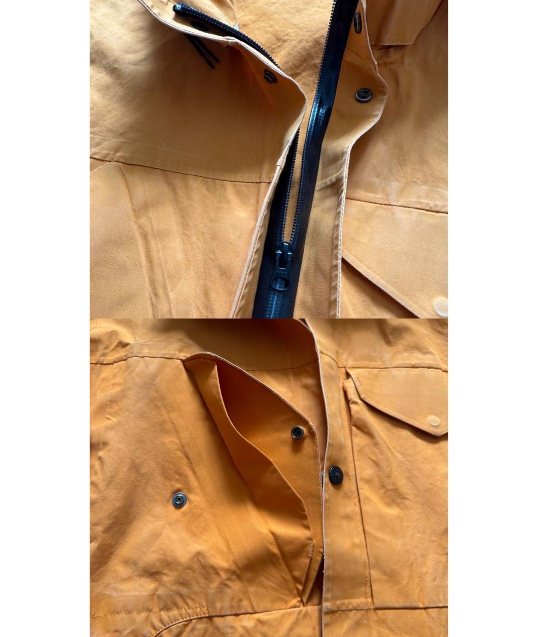 STONE ISLAND Оранжевая хлопковая куртка, фото 7