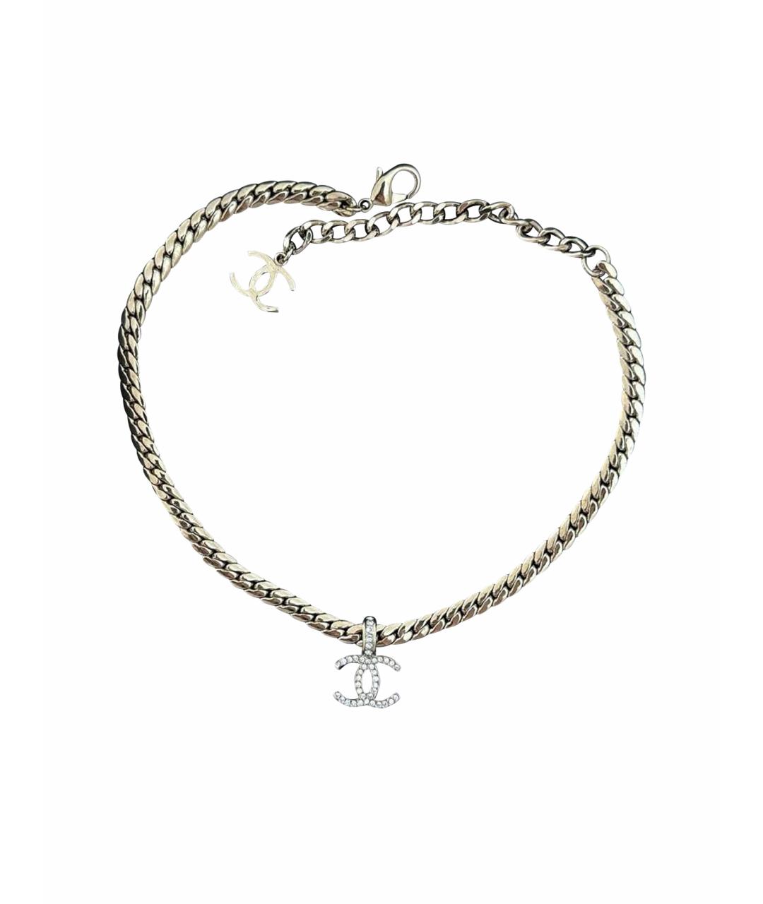 CHANEL Металлическое колье, фото 1