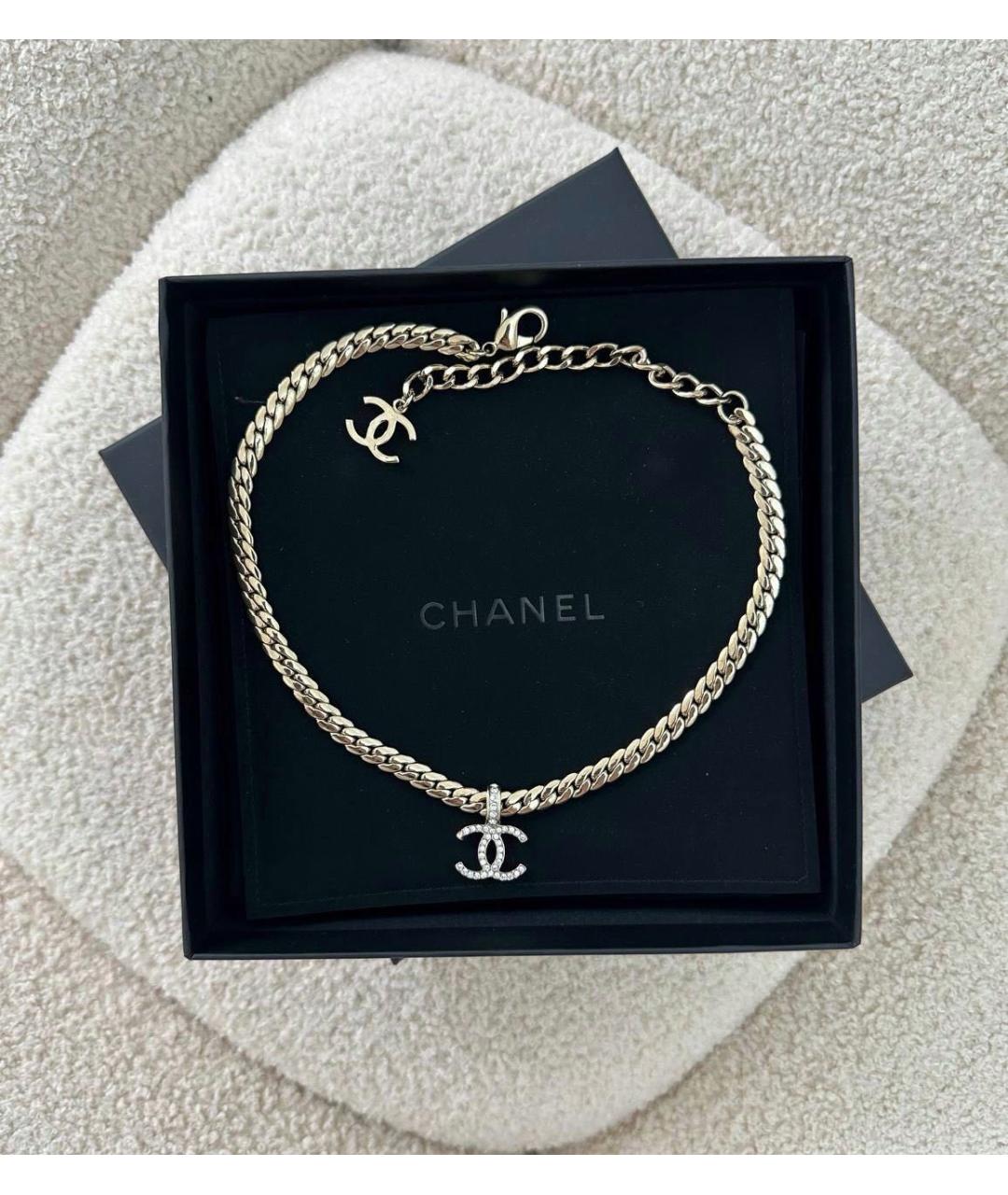 CHANEL Металлическое колье, фото 5