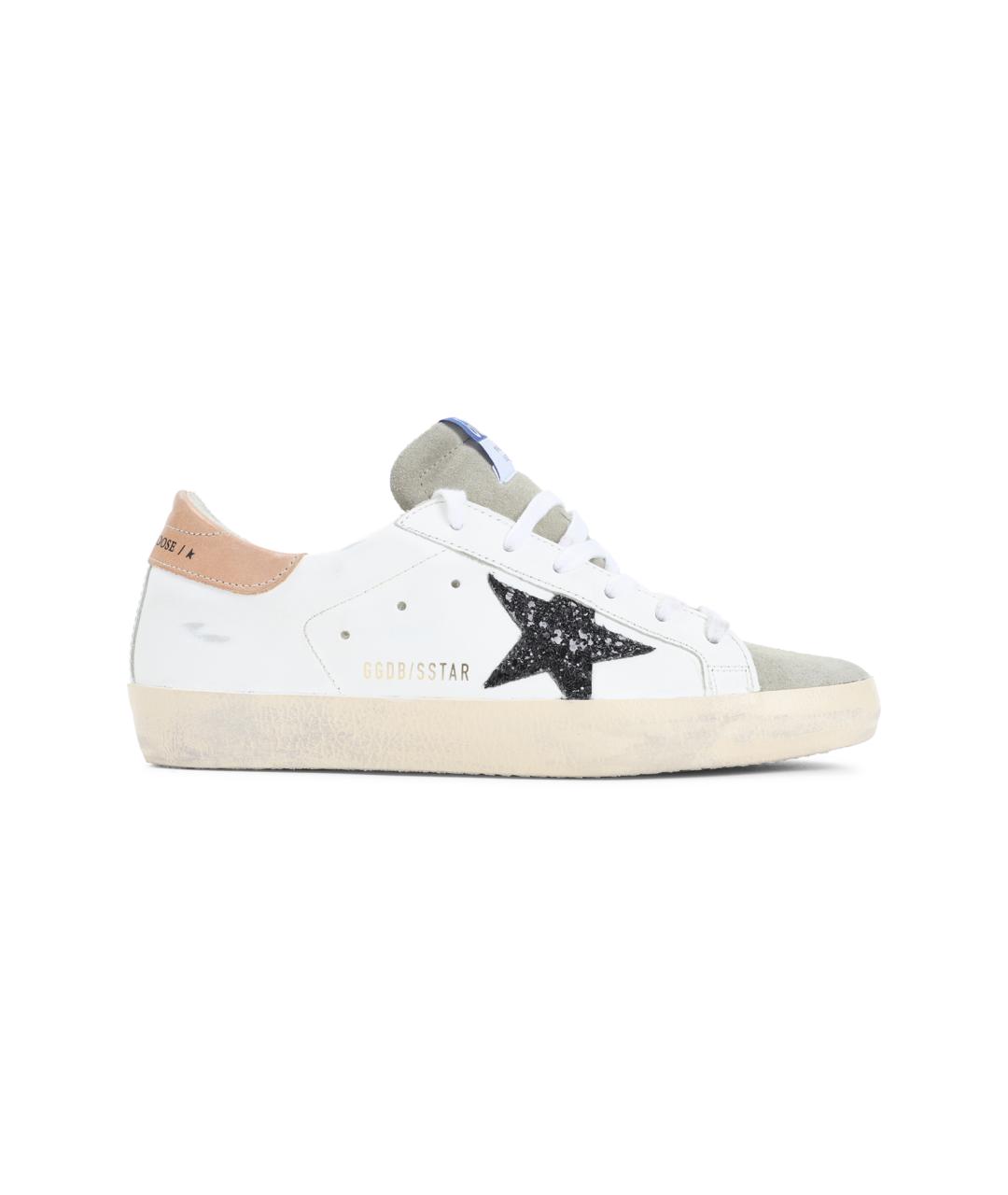 GOLDEN GOOSE DELUXE BRAND Белые кожаные кеды, фото 1