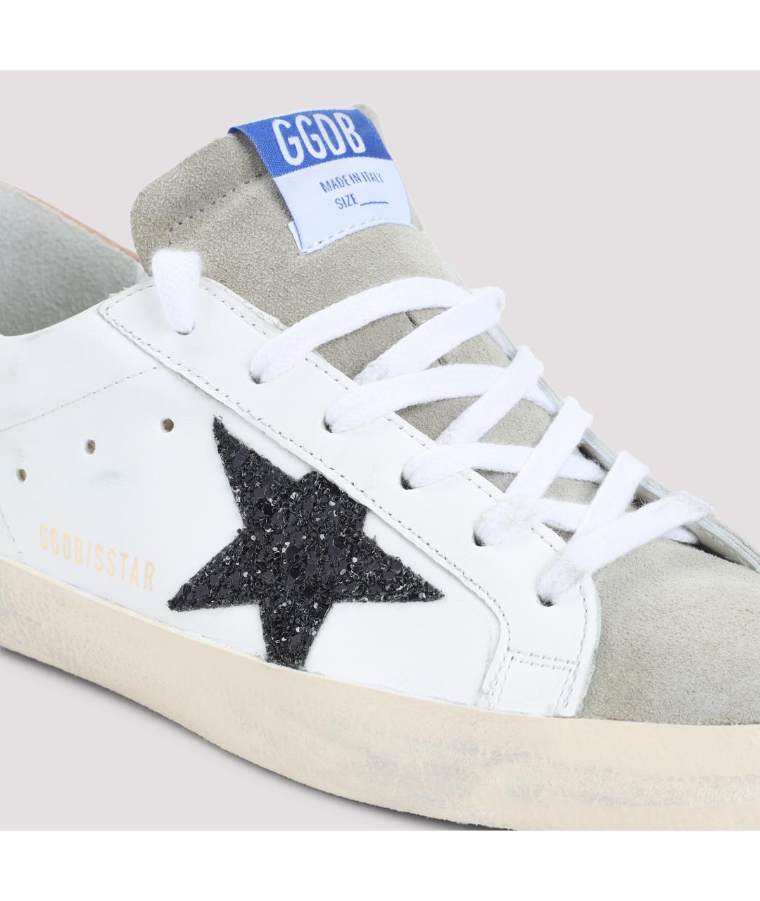 GOLDEN GOOSE DELUXE BRAND Белые кожаные кеды, фото 4