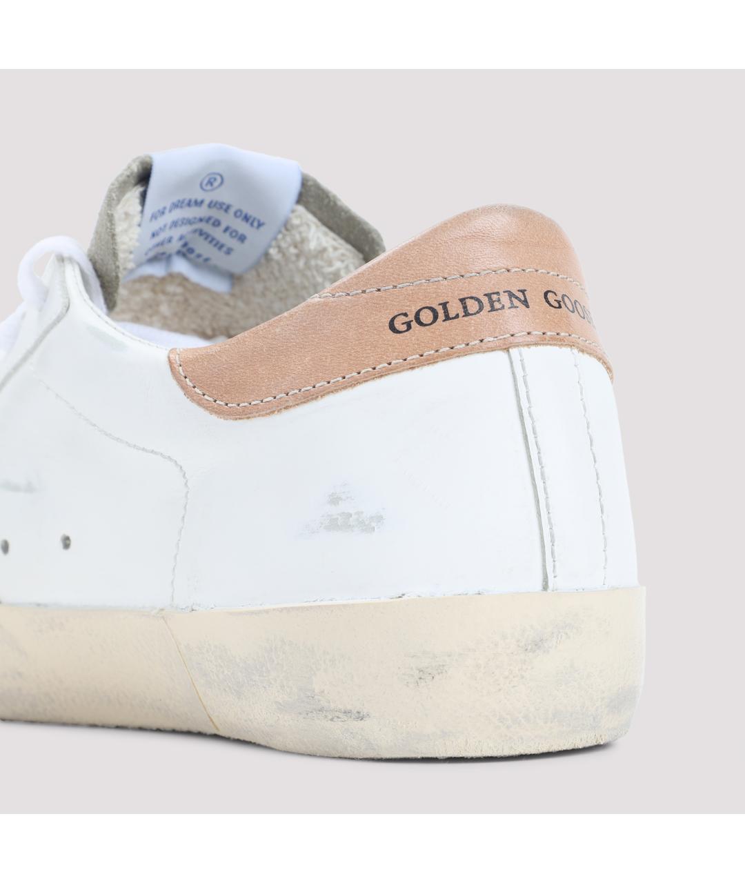 GOLDEN GOOSE DELUXE BRAND Белые кожаные кеды, фото 3