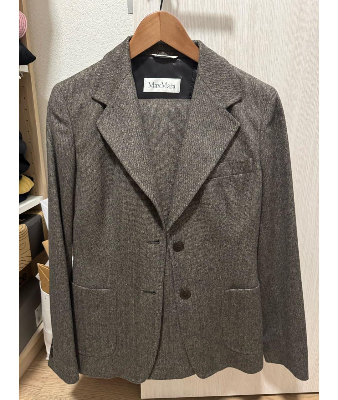 MAX MARA Зеленый вискозный костюм с брюками, фото 9