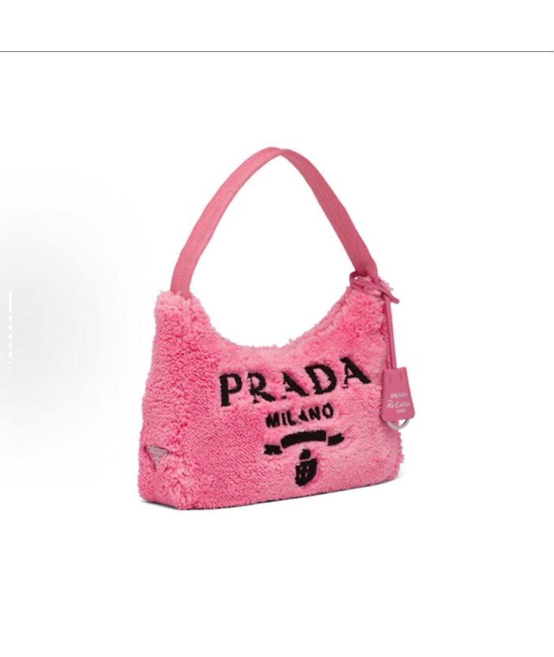 PRADA Розовая сумка с короткими ручками, фото 2
