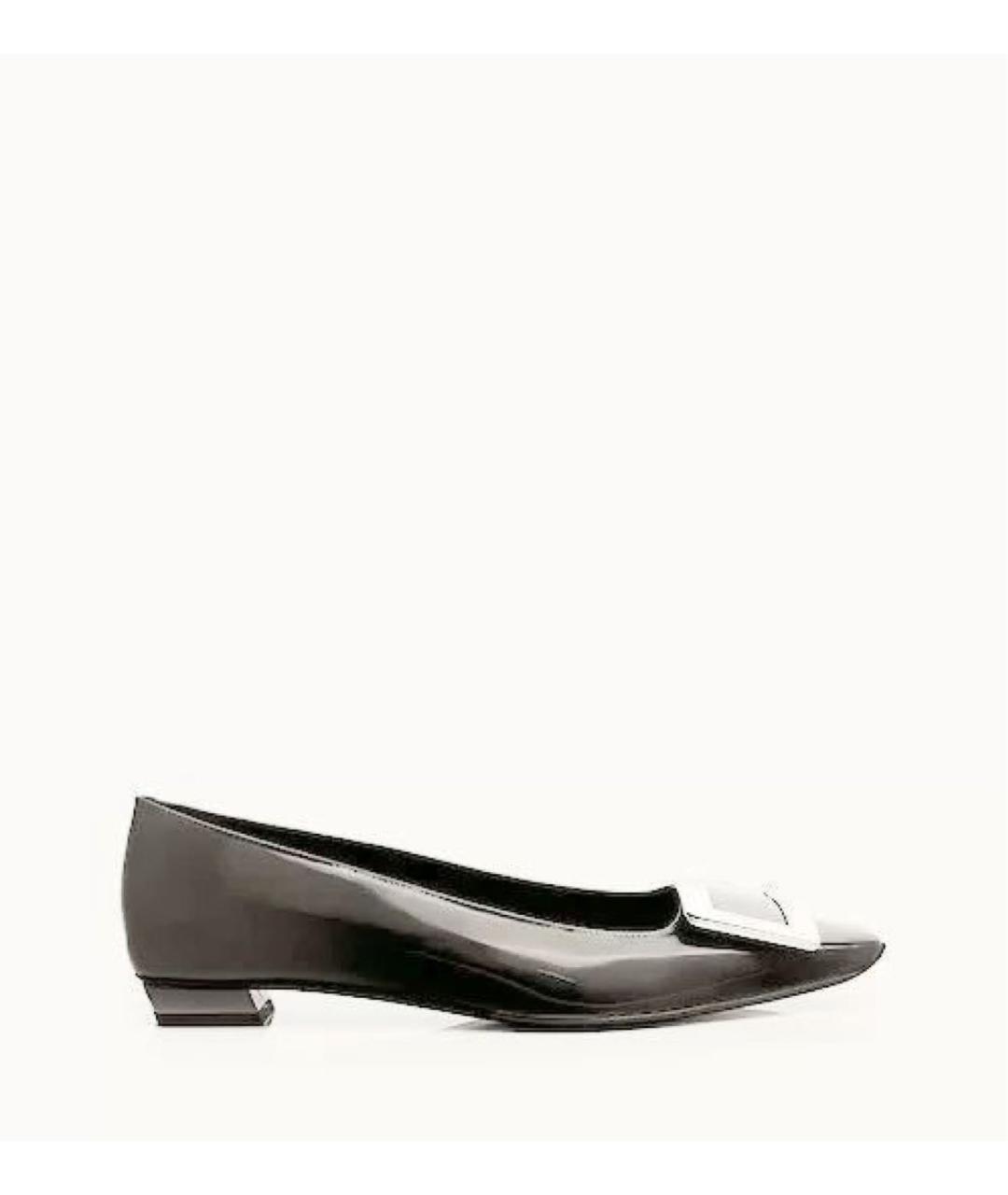 ROGER VIVIER Черные туфли из лакированной кожи, фото 8