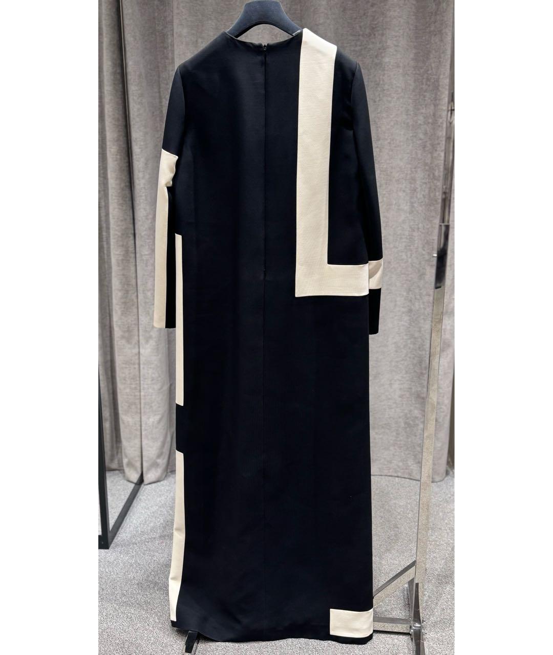 CHRISTIAN DIOR Черное шерстяное вечернее платье, фото 2