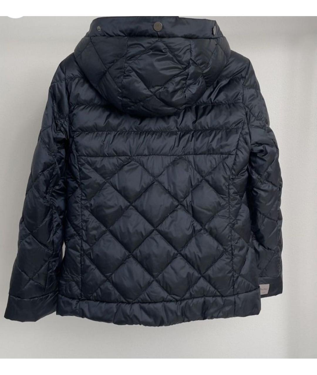 MAX MARA Темно-синяя полиамидовая куртка, фото 2