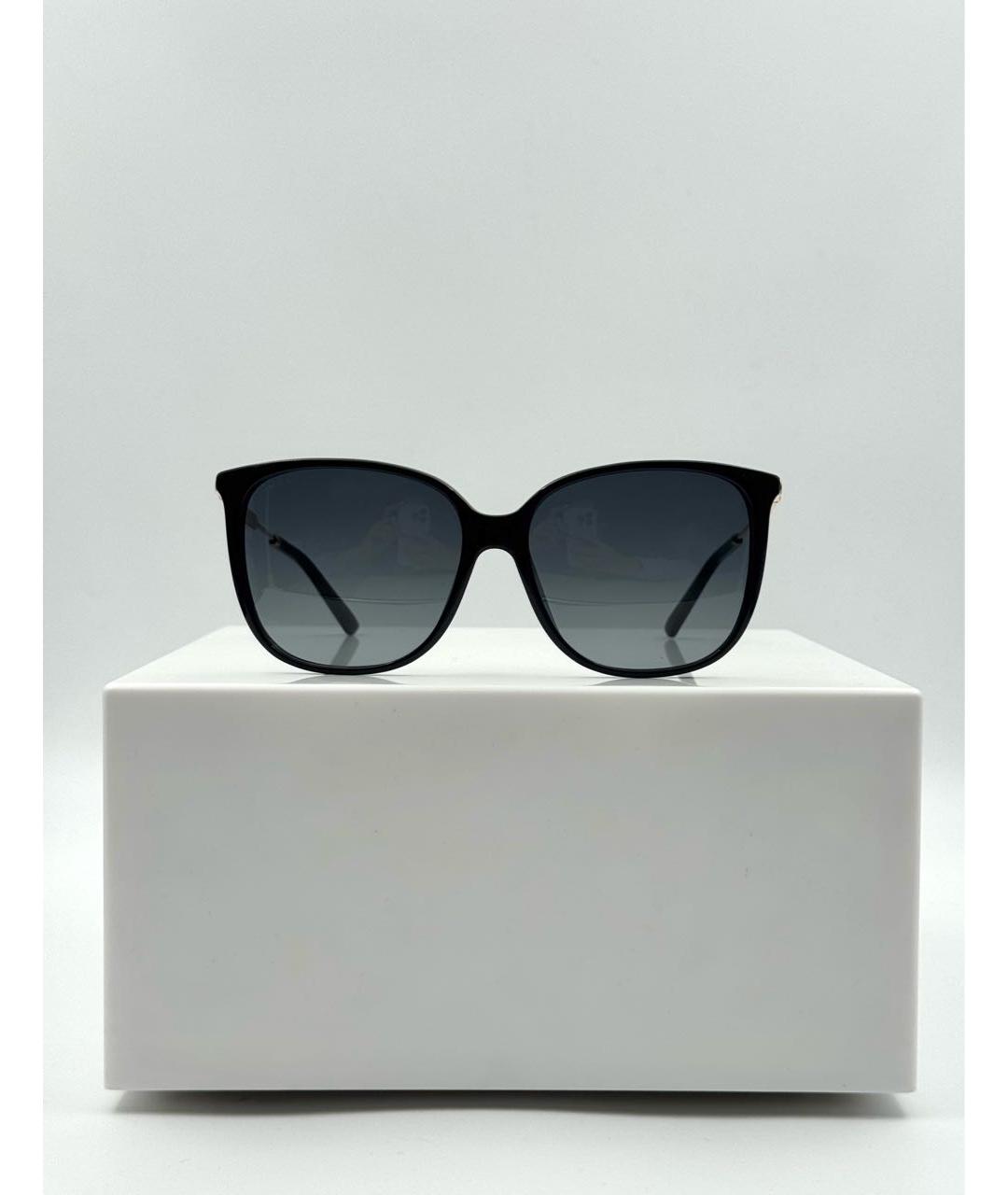 GUCCI Черные металлические солнцезащитные очки, фото 2