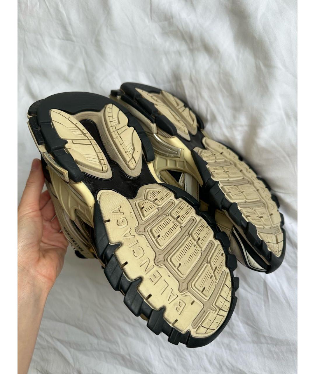 BALENCIAGA Бежевые кроссовки, фото 5