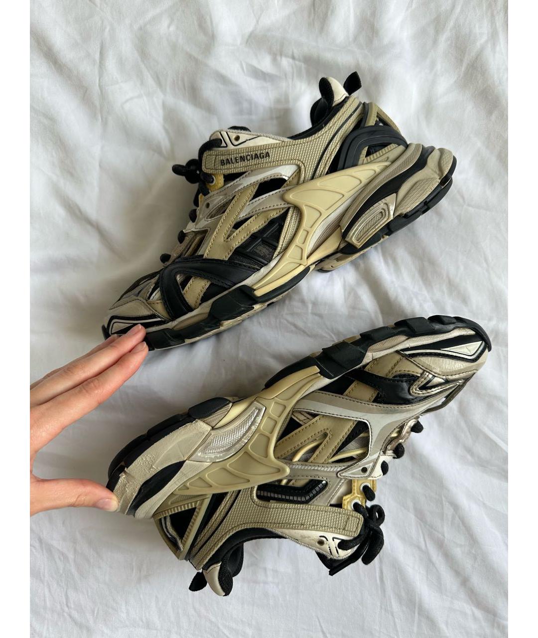 BALENCIAGA Бежевые кроссовки, фото 6