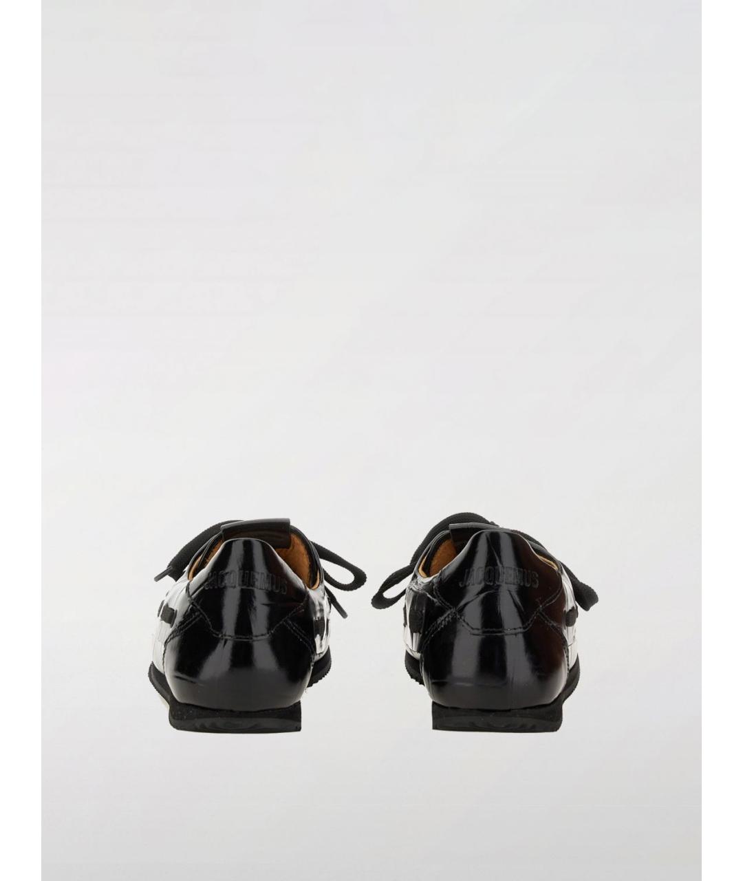 JACQUEMUS Черные лоферы из лакированной кожи, фото 3