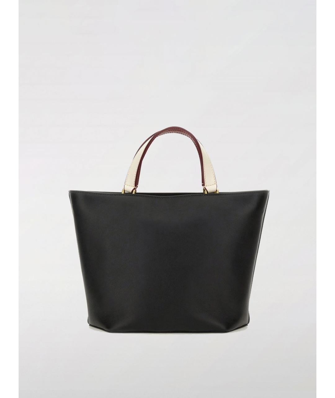 BALLY Черная кожаная сумка тоут, фото 2
