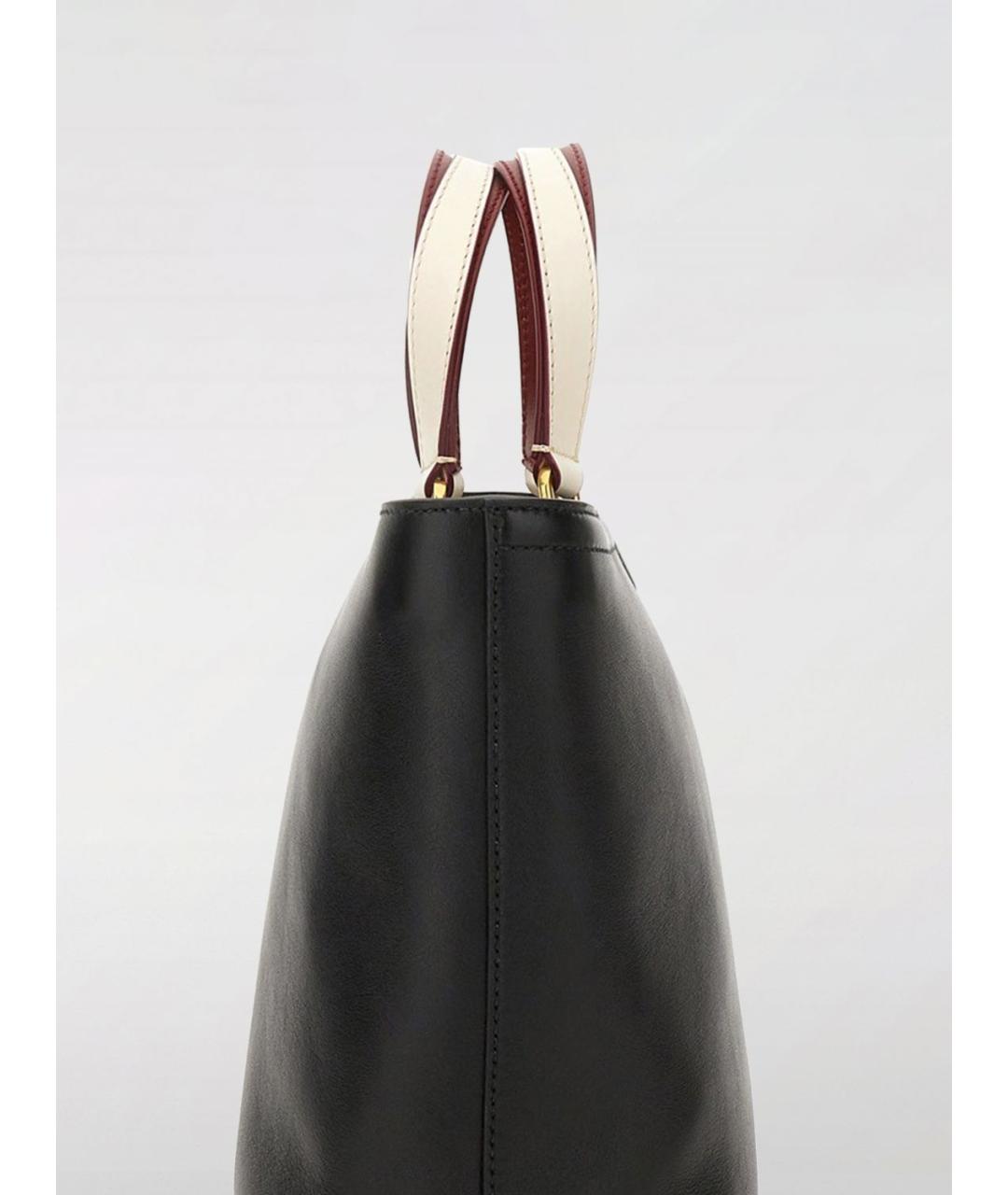BALLY Черная кожаная сумка тоут, фото 3