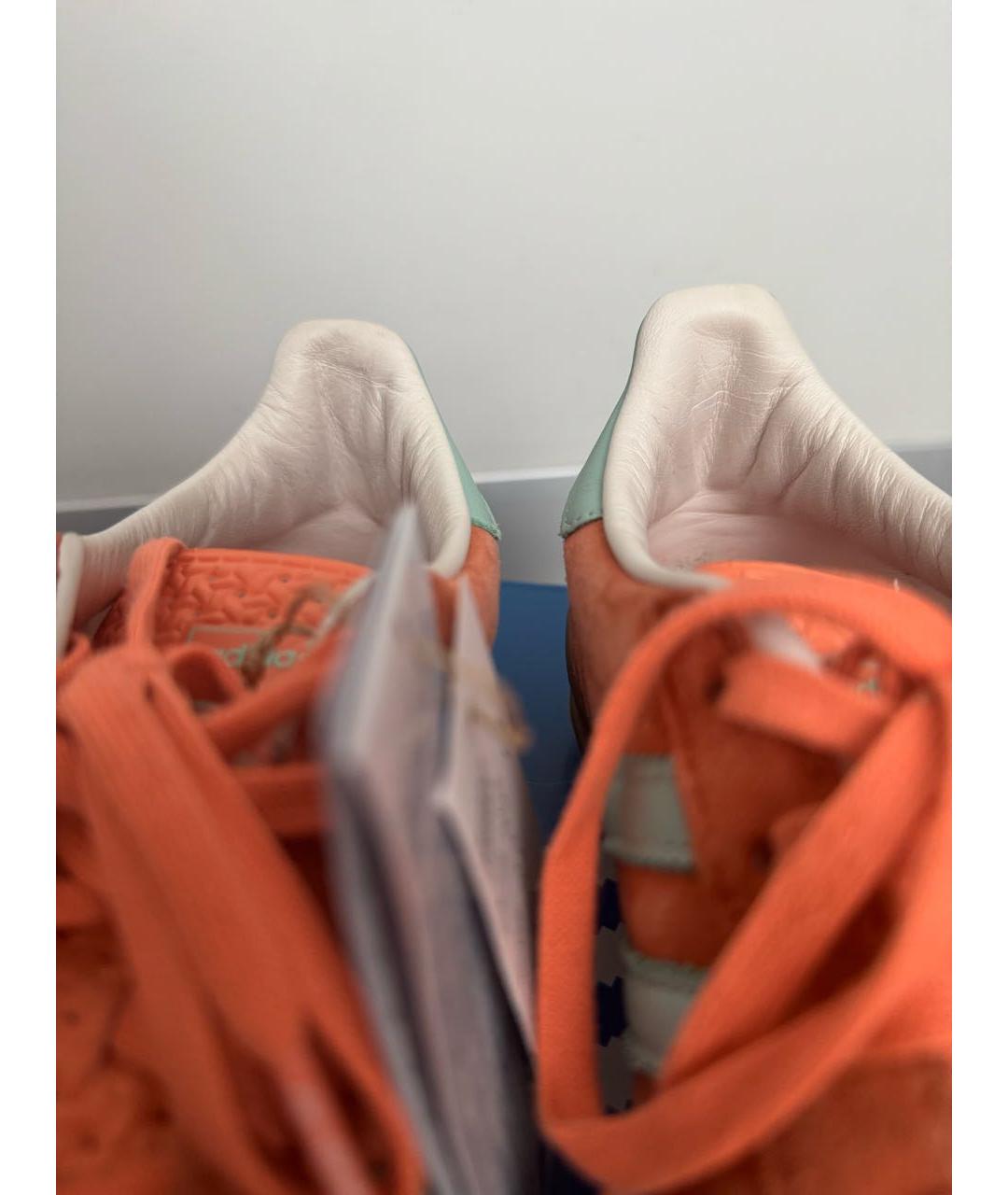 ADIDAS Оранжевое замшевые кеды, фото 5