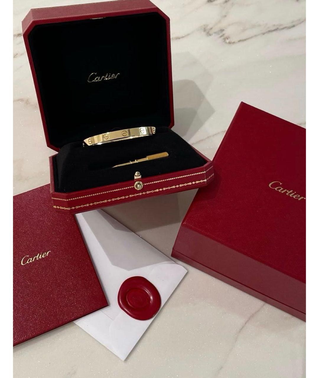 CARTIER Золотой браслет из желтого золота, фото 4