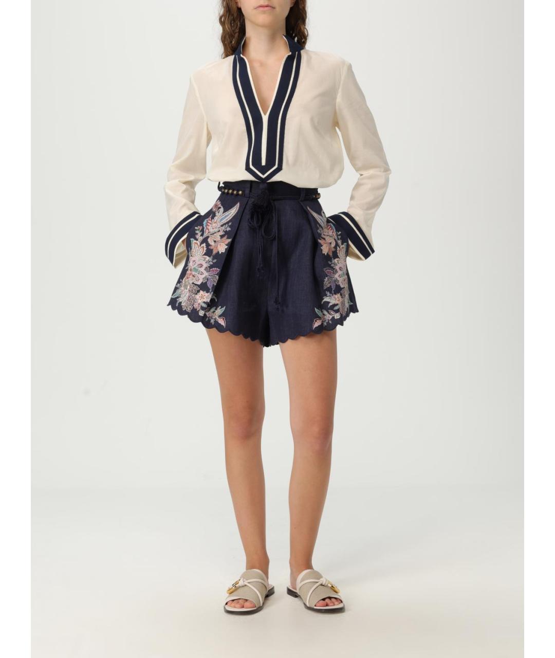 ZIMMERMANN Синие шорты, фото 3