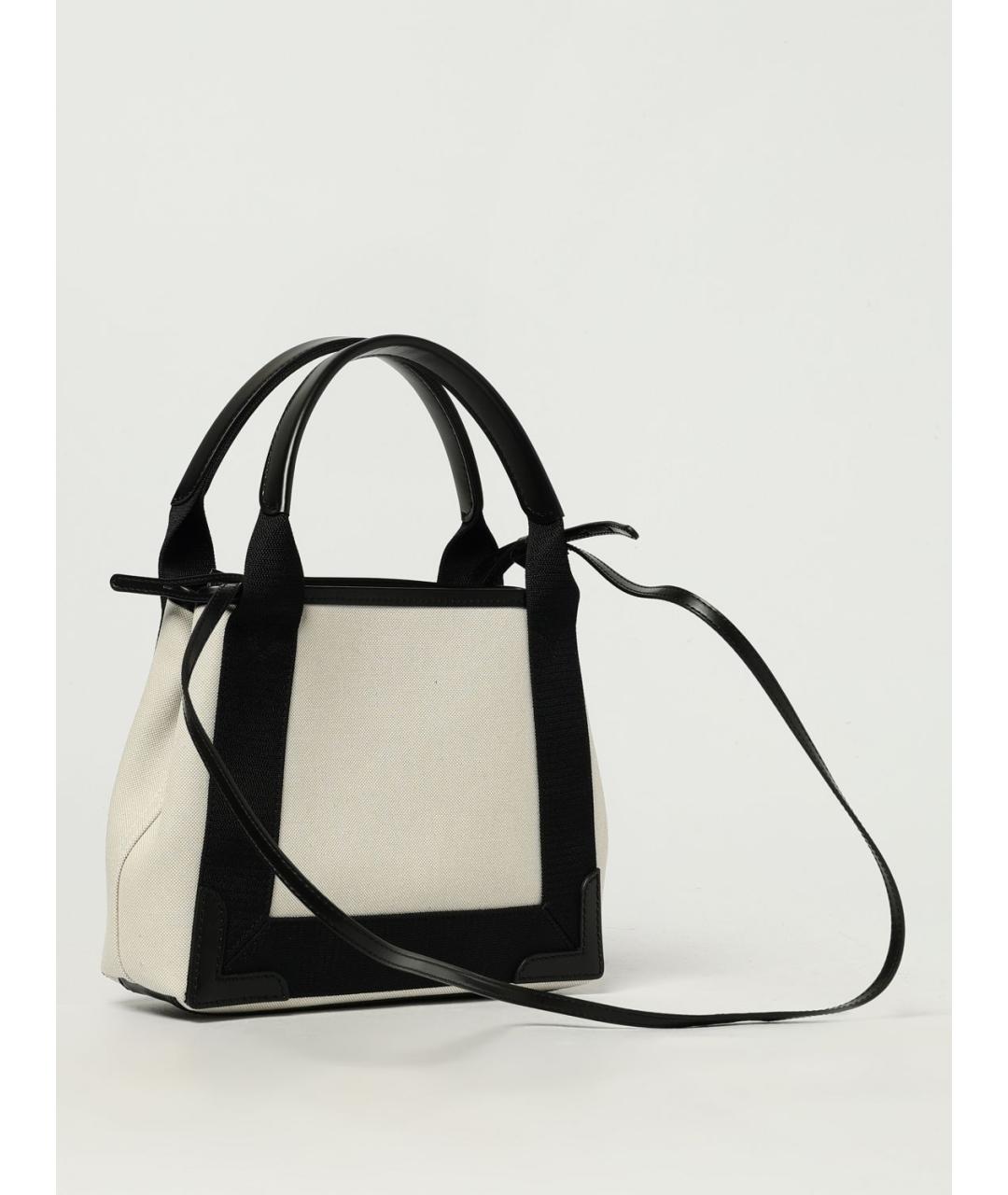 BALENCIAGA Бежевая тканевая сумка тоут, фото 3
