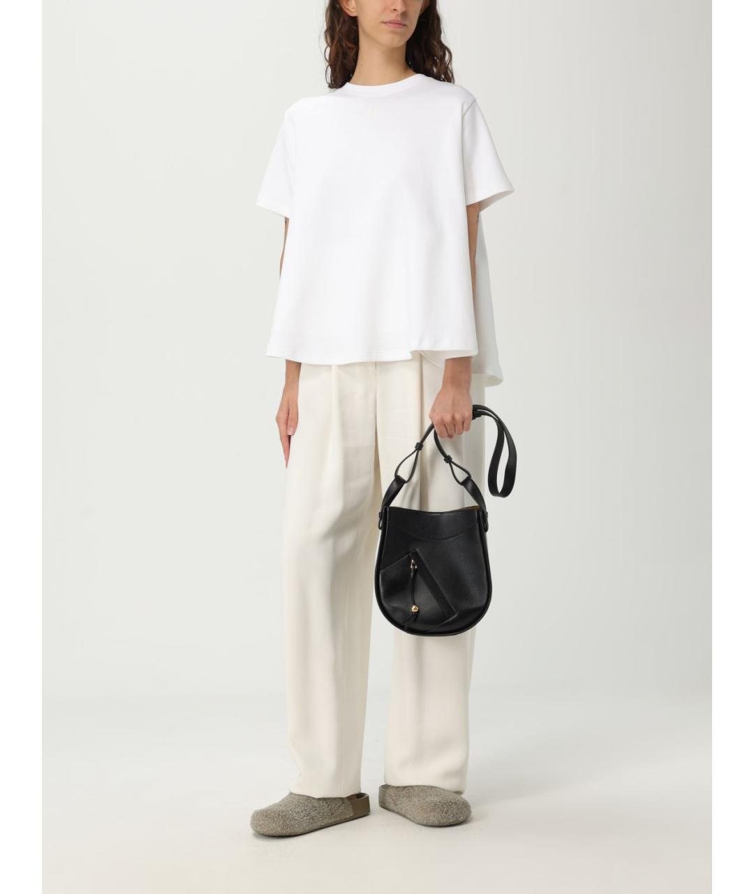 LOEWE Белая хлопковая футболка, фото 3