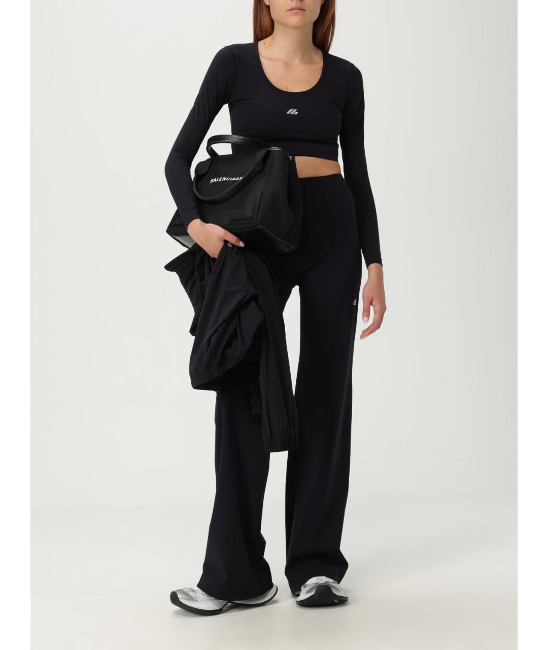 BALENCIAGA Черная синтетическая куртка, фото 3