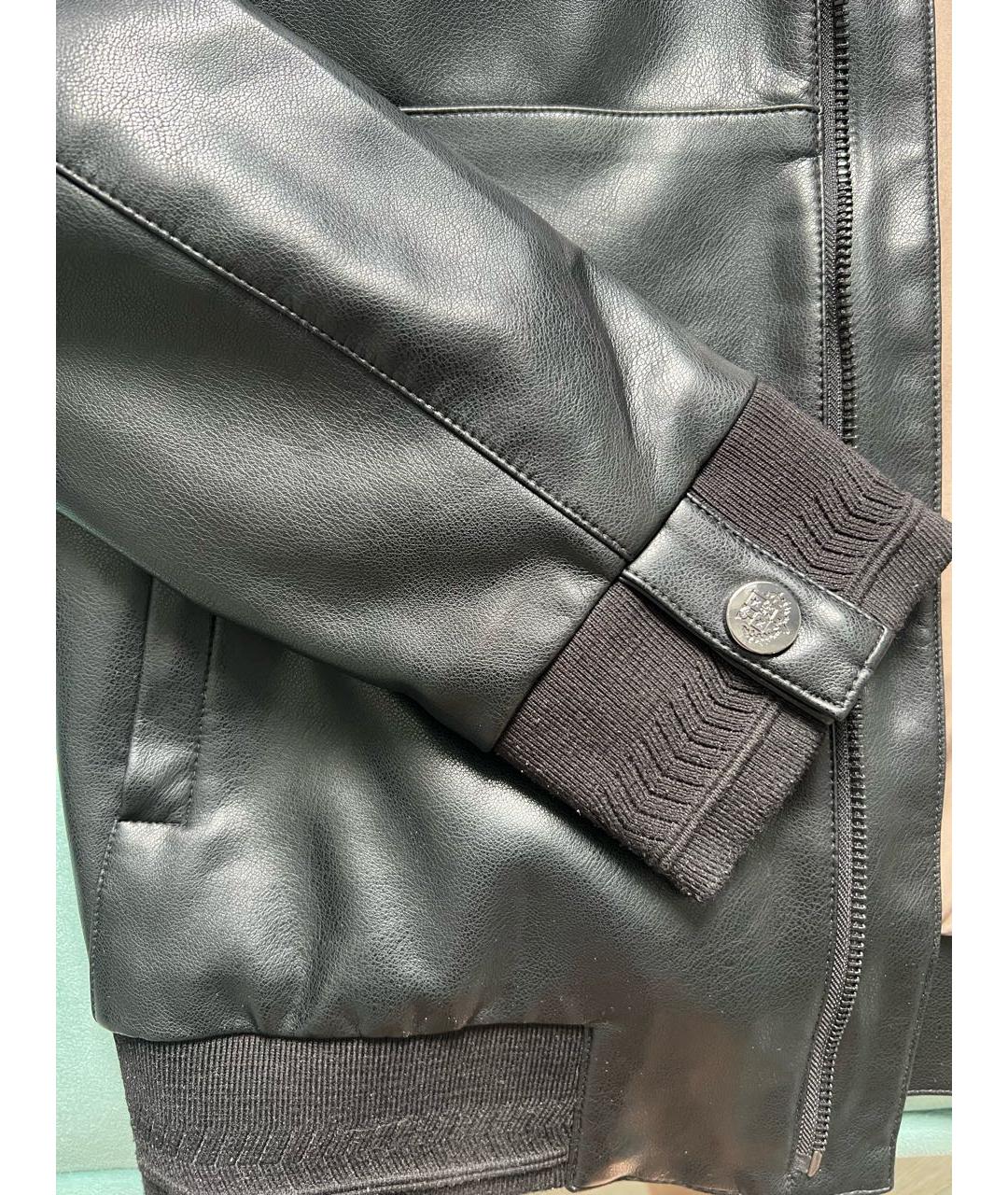 LORO PIANA Черная кожаная куртка, фото 4