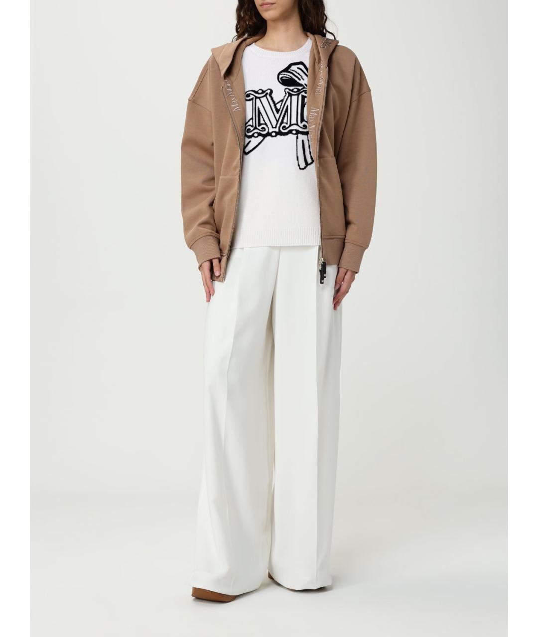 MAX MARA Белый джемпер / свитер, фото 3